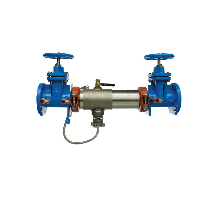 WATTS® 0111603 SilverEagle® 957 Reduced Pressure Zone Assembly, 3 in, Grooved, Resilient Seated Gate Valve, 304 Stainless Steel Body