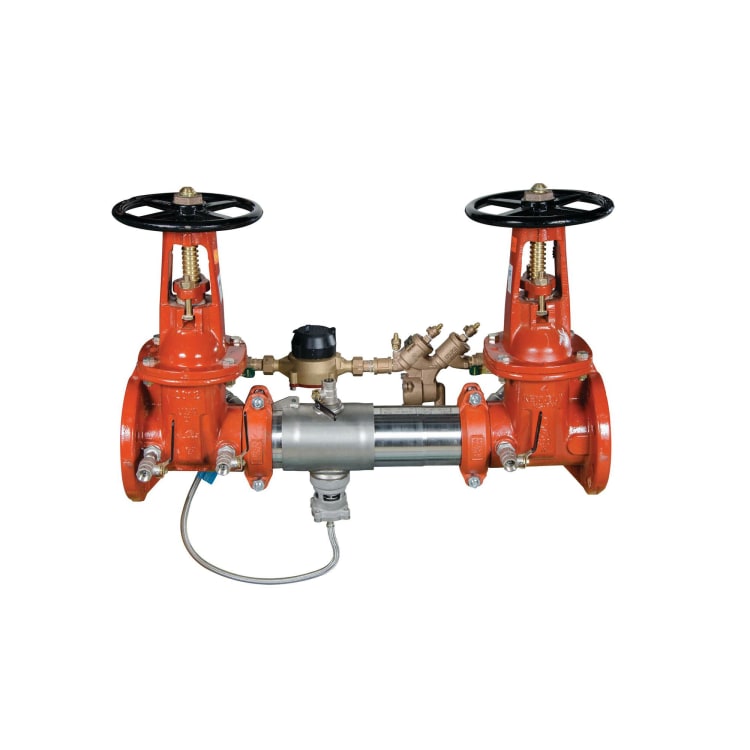 WATTS® 0122720 LF957RPDA Detector Assembly, 3 in Nominal, Flanged End Style, Resilient Seated Gate Valve, 304 Stainless Steel Body, Reduced Pressure, 150 lb, Domestic