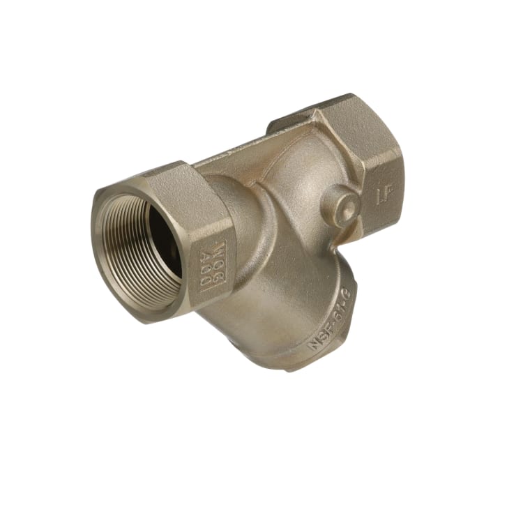 WATTS® 0379117 LF777SI Wye Strainer With Retainer Cap, 2-1/2 in, FNPT, 9-1/16 in OAL, Cast Copper Silicon Alloy