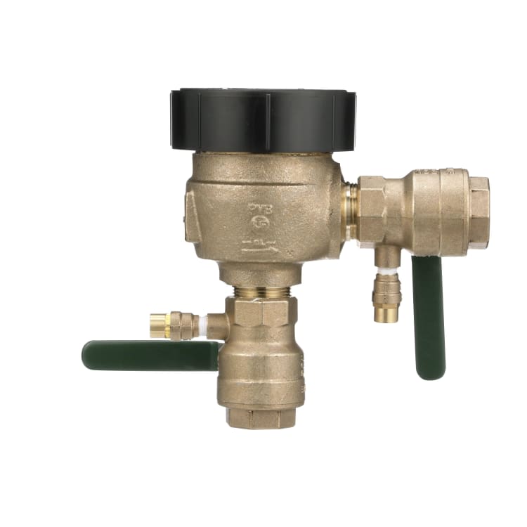 WATTS® 0792013 LF800M4-QT Anti-Siphon Pressure Vacuum Breaker, 1-1/4 in Nominal, Cast Copper Silicon Alloy Body, 7.5 fps Flow Rate, Domestic