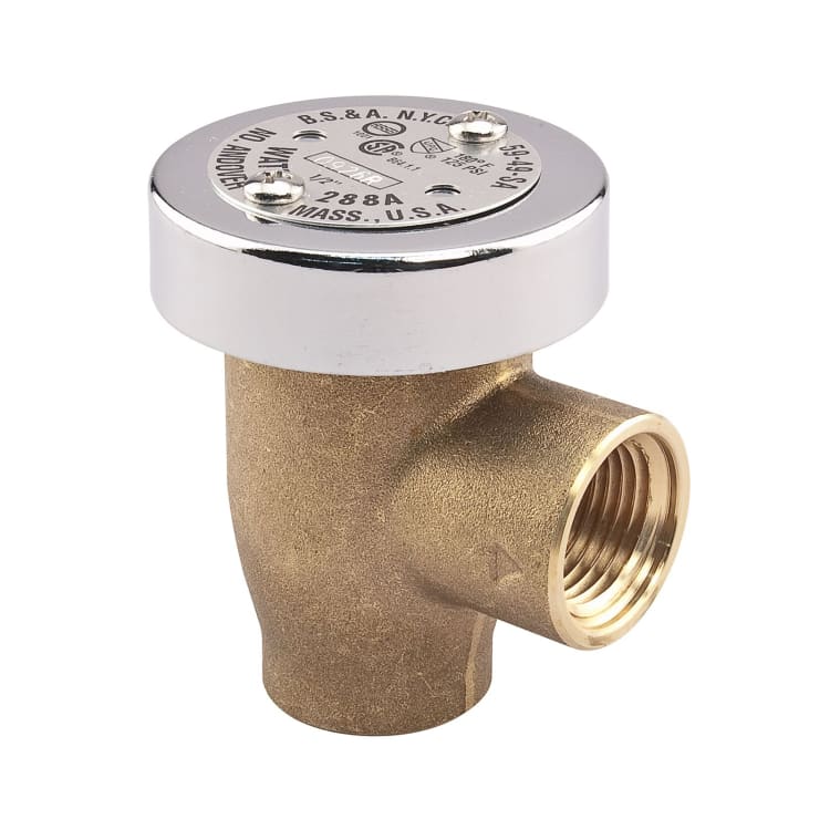 WATTS® 0792037 LF288A Anti-Siphon Vacuum Breaker, 3/8 in Nominal, FNPT End Style, Brass Body, Vacuum Breaker, Domestic