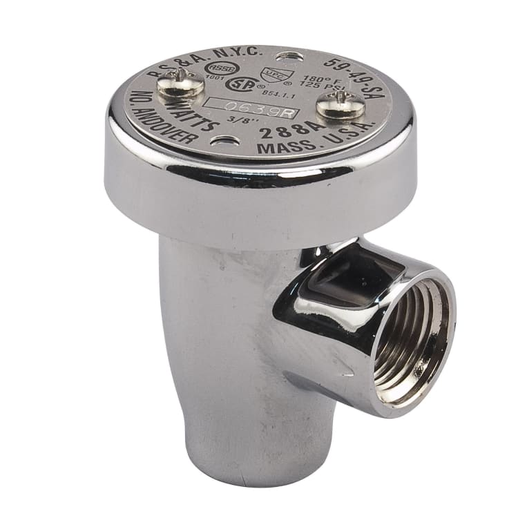 WATTS® 0792052 LF288A Anti-Siphon Vacuum Breaker, 1/2 in Nominal, FNPT End Style, Brass Body, Domestic