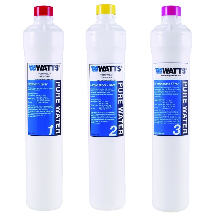 WATTS® 7100118 Master Annual Filter Kit, 3 in W 14 in H, Carbon, Import