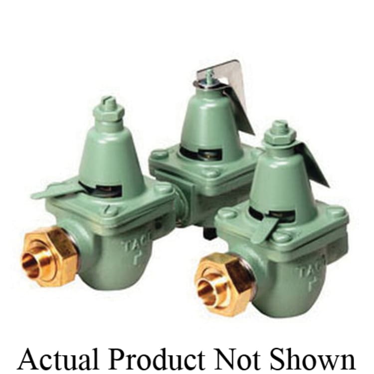 Taco® Comfort Solutions™ 329-T Boiler Feed Pressure Reducing Valve, 1/2 in, FNPT x NPT Union, 10 to 25 psi, Cast Iron