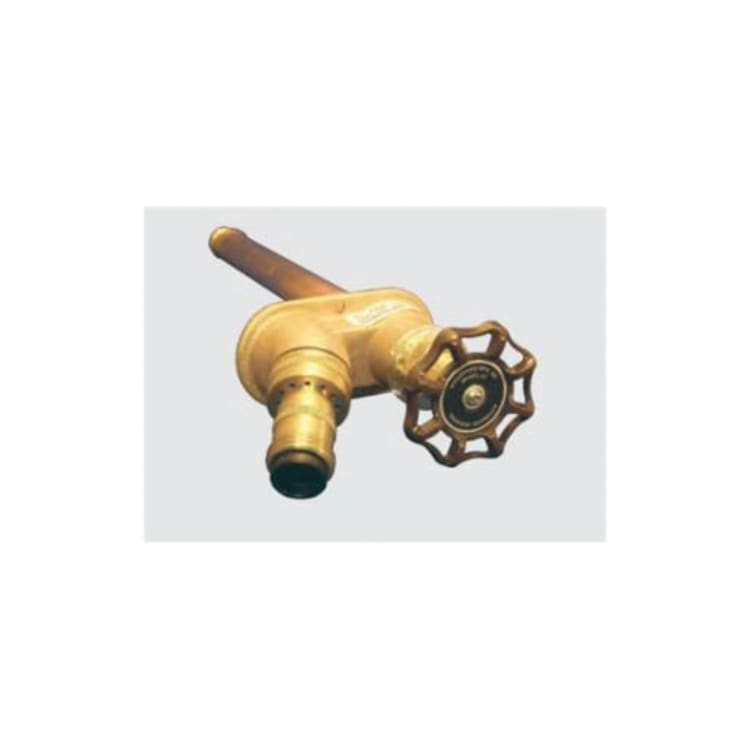 Woodford® 27W-12 Model 27 Freezeless Automatic Draining Wall Faucet With Double Check Backflow Preventer, 1/2 in, Wirsbo® Tube, 12 in THK Wall, 125 psi, Domestic