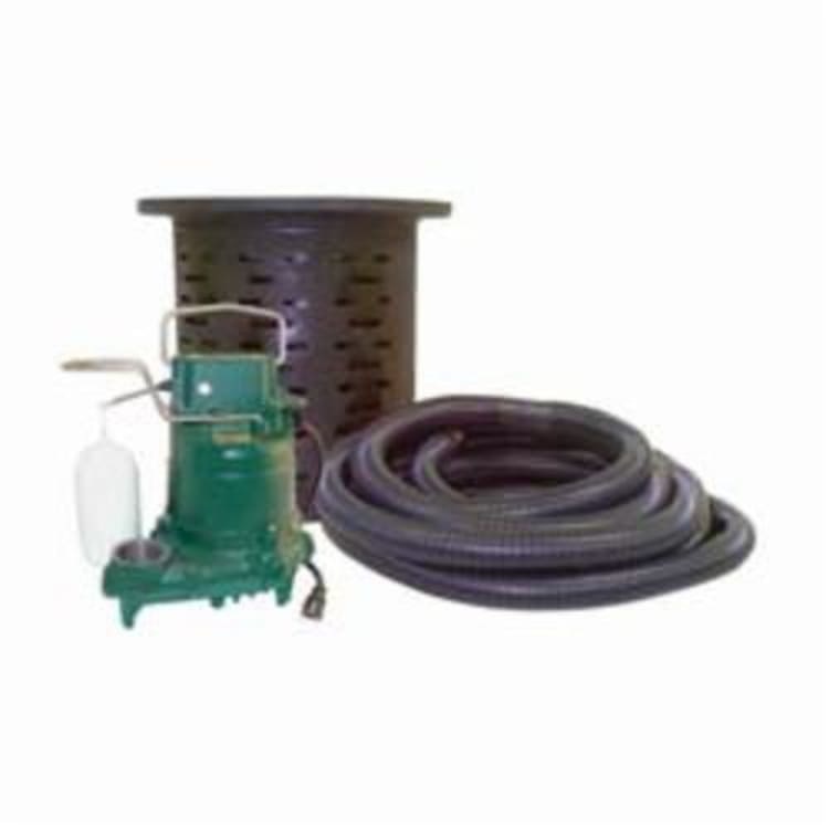 Zoeller® Crawl Space® 108 Pumping System, 19 to 43 gpm, 1/3 hp, Cast Iron