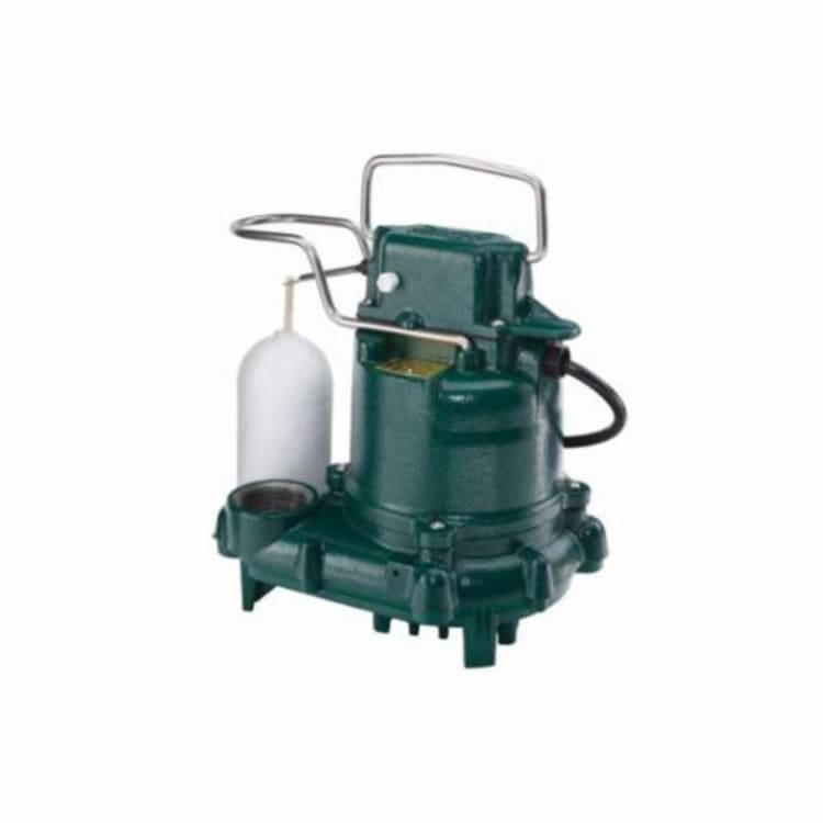 Zoeller® 53-0001 Mighty-Mate M53 Automatic Effluent or Dewatering Submersible Pump, 43 gpm, 1-1/2 in Outlet, 3/10 hp, Cast Iron