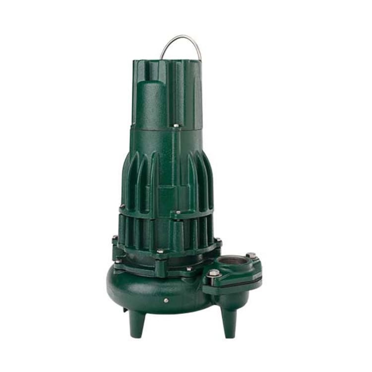 Zoeller® 284-0004 Waste-Mate 280 1-Seal Submersible Sewage Pump, 1 hp, 230 VAC, 2 or 3 in FNPT Outlet, Cast Iron, 8.9 A, 1 ph