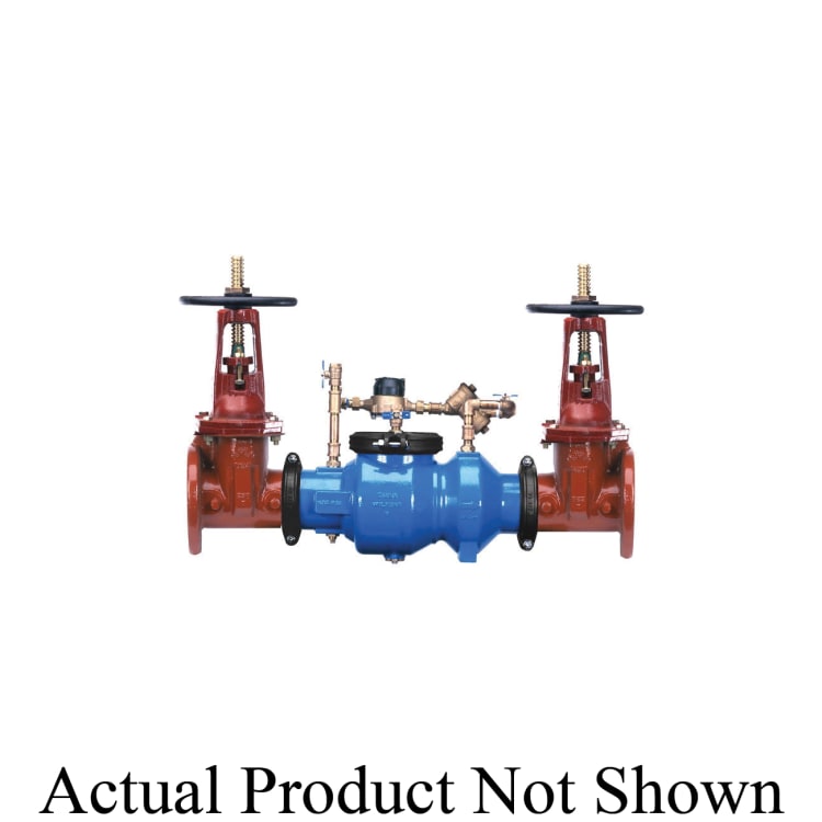 Zurn® Wilkins 6-350ADALM 350ADA Horizontal/Vertical Detector Assembly, 6 in Nominal, Flanged Outside Stem and Yoke Gate Valves End Style, Outside Stem and Yoke Gate Valve, Ductile Iron Body, Dual Check, 125 lb