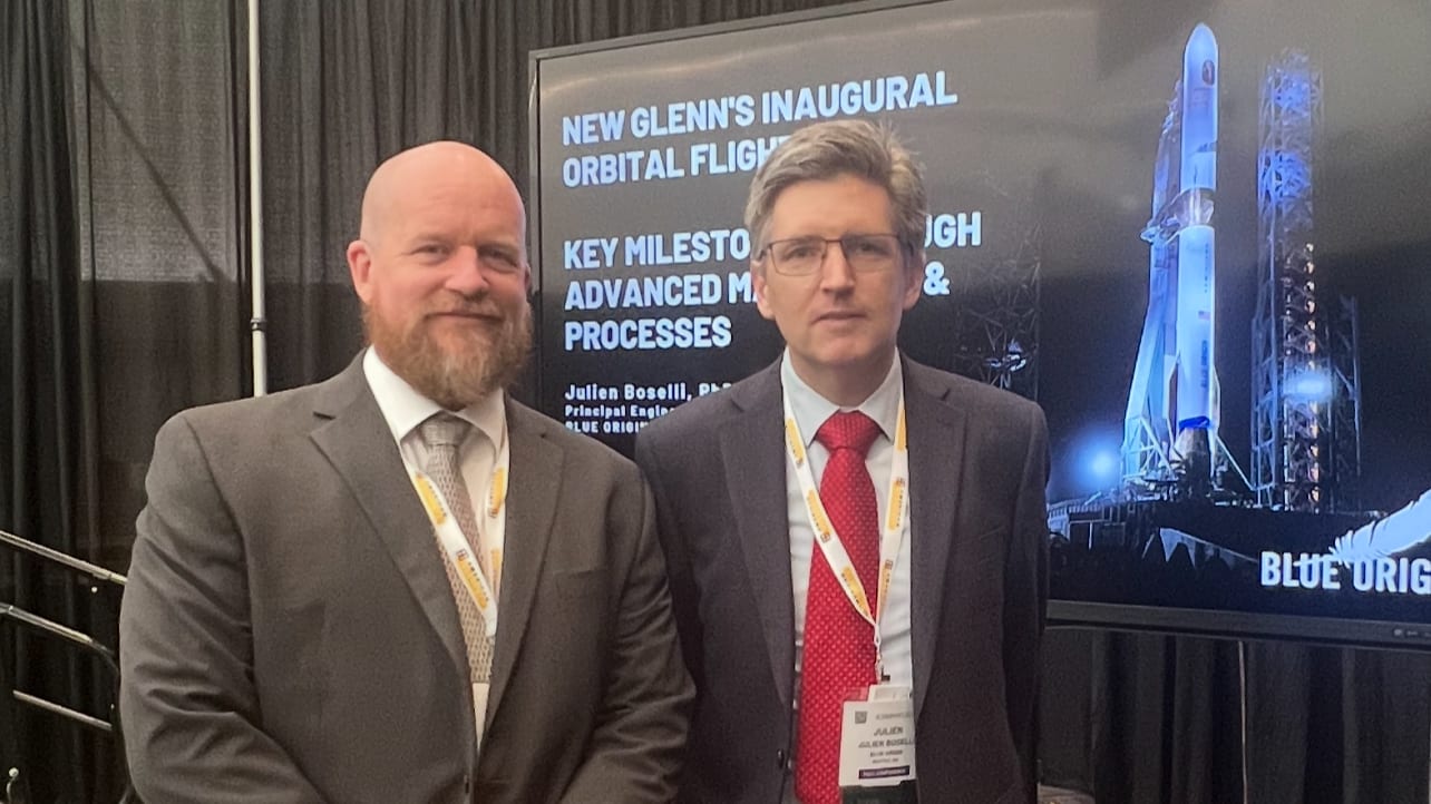 With Julien Boselli, Blue Origin