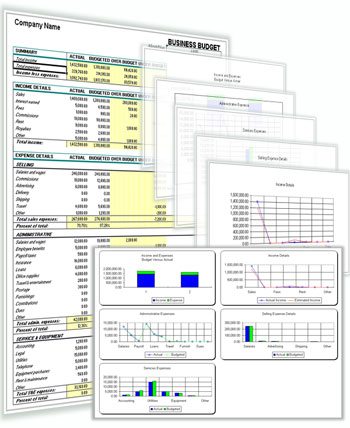 budget workbook excel