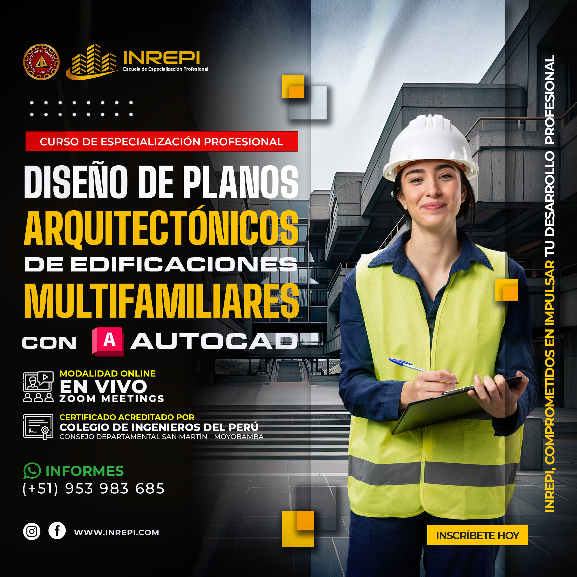 Diseño de Planos Arquitectónicos de Edificaciones Multifamiliares con AutoCAD