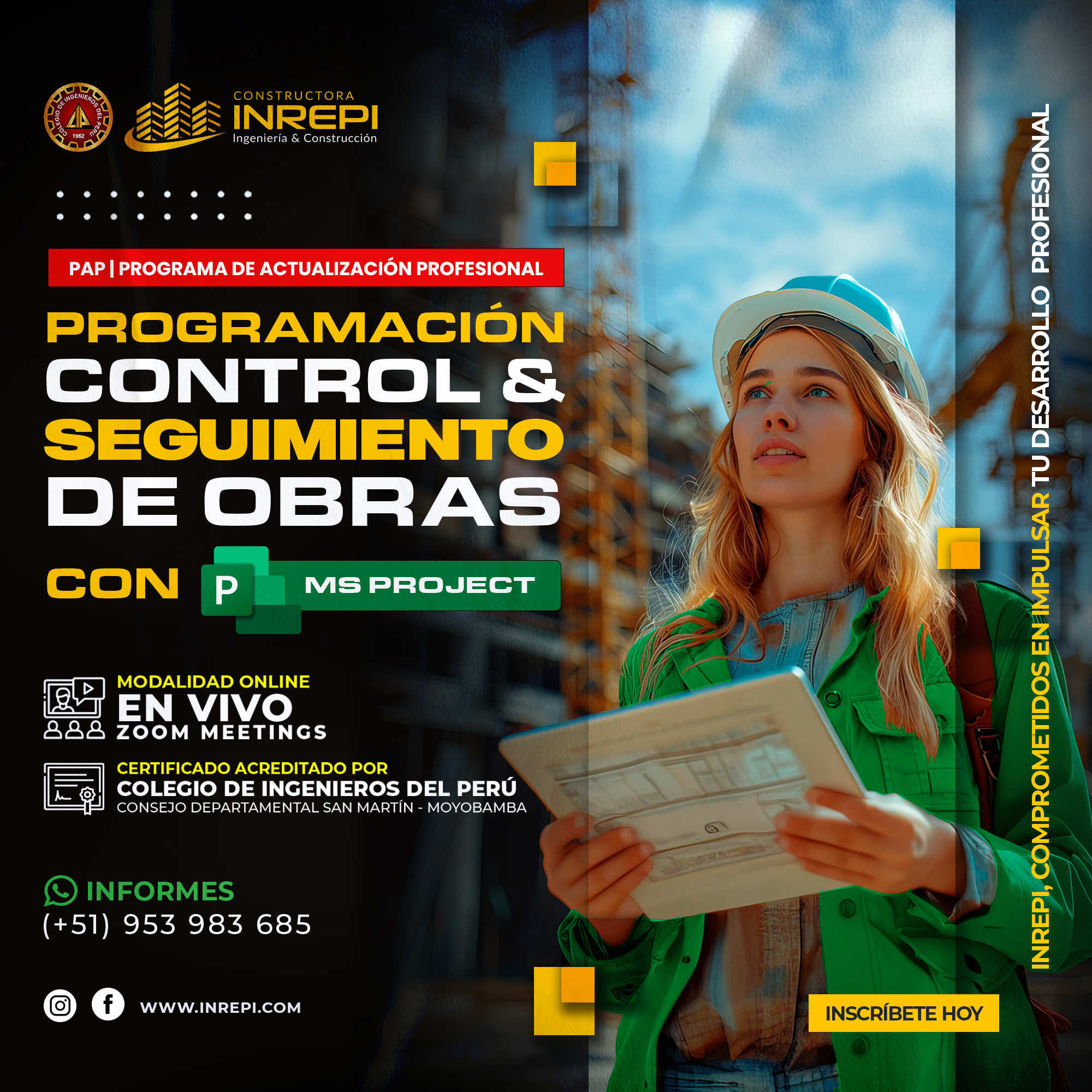 Programación, Control y Seguimiento de Obras con MS Project