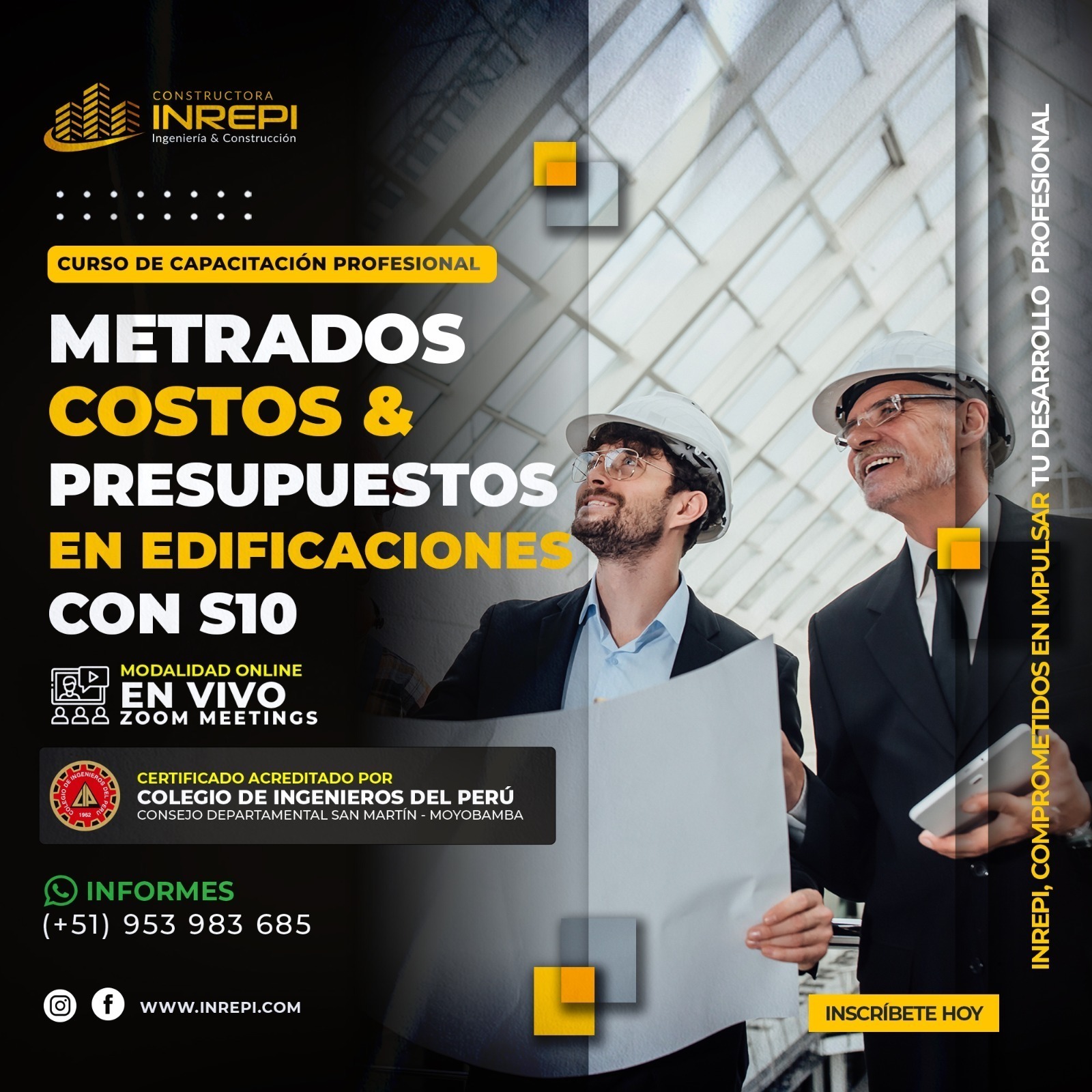 Metrados, Costos y Presupuestos en Edificaciones empleando el software S10
