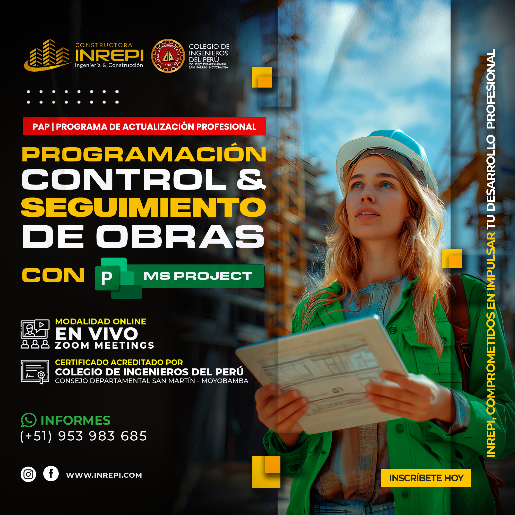 Programación, Control y Seguimiento de Obras con MS Project