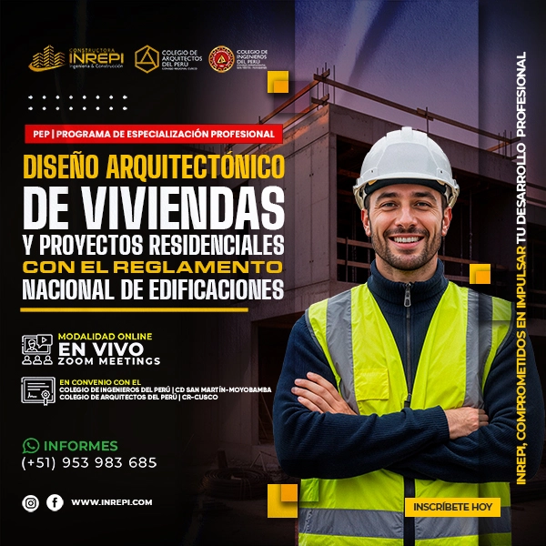 Diseño Arquitectónico de Viviendas y Proyectos Residenciales con aplicación del Reglamento Nacional de Edificaciones