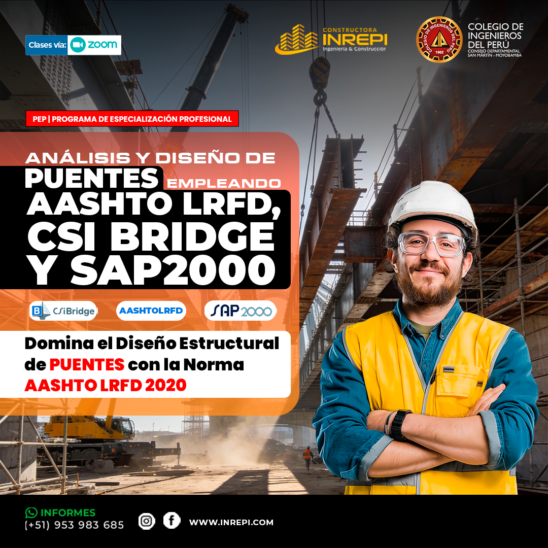 Análisis y Diseño de Puentes con AASHTO LRFD y CSI BRIDGE