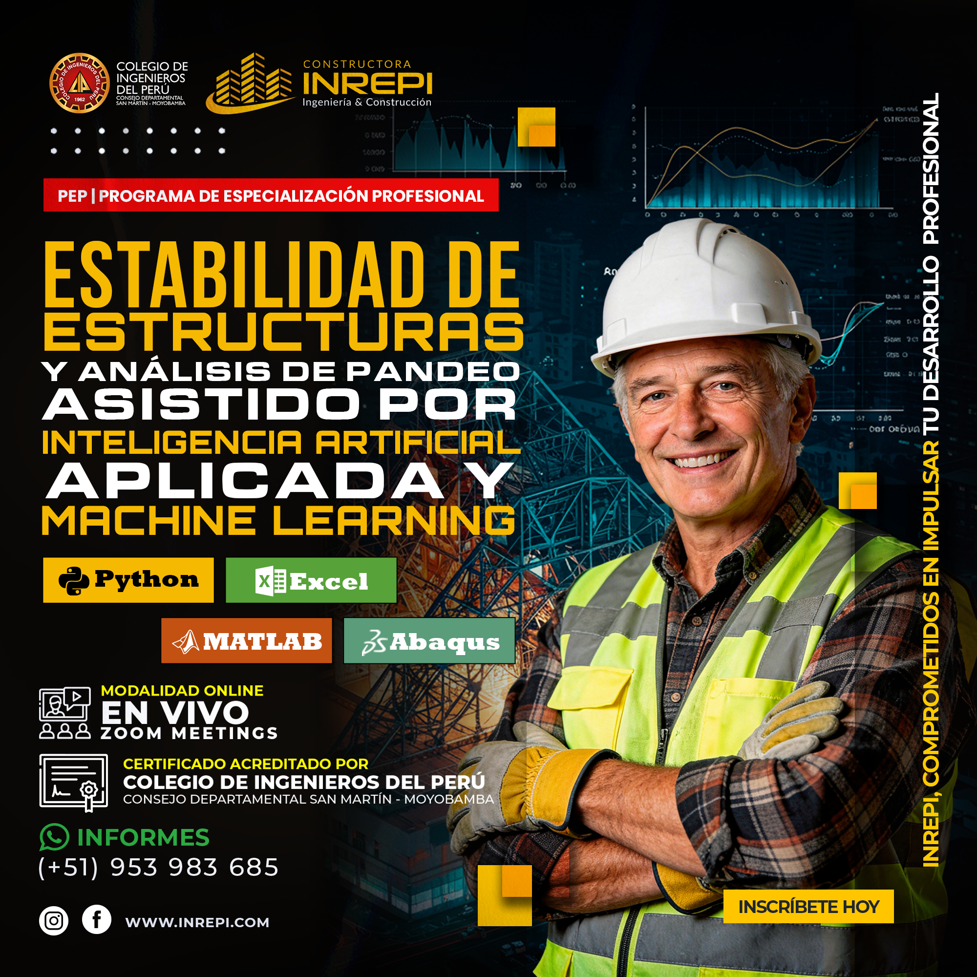 Estabilidad de Estructuras y Análisis de Pandeo Asistido por Inteligencia Artificial Aplicada y Machine Learning