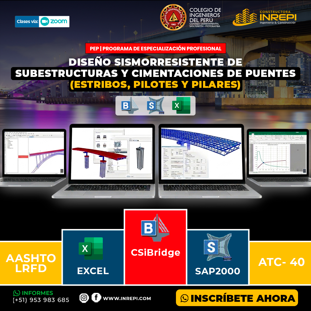 Diseño Sismorresistente de Subestructuras y Cimentaciones de Puentes