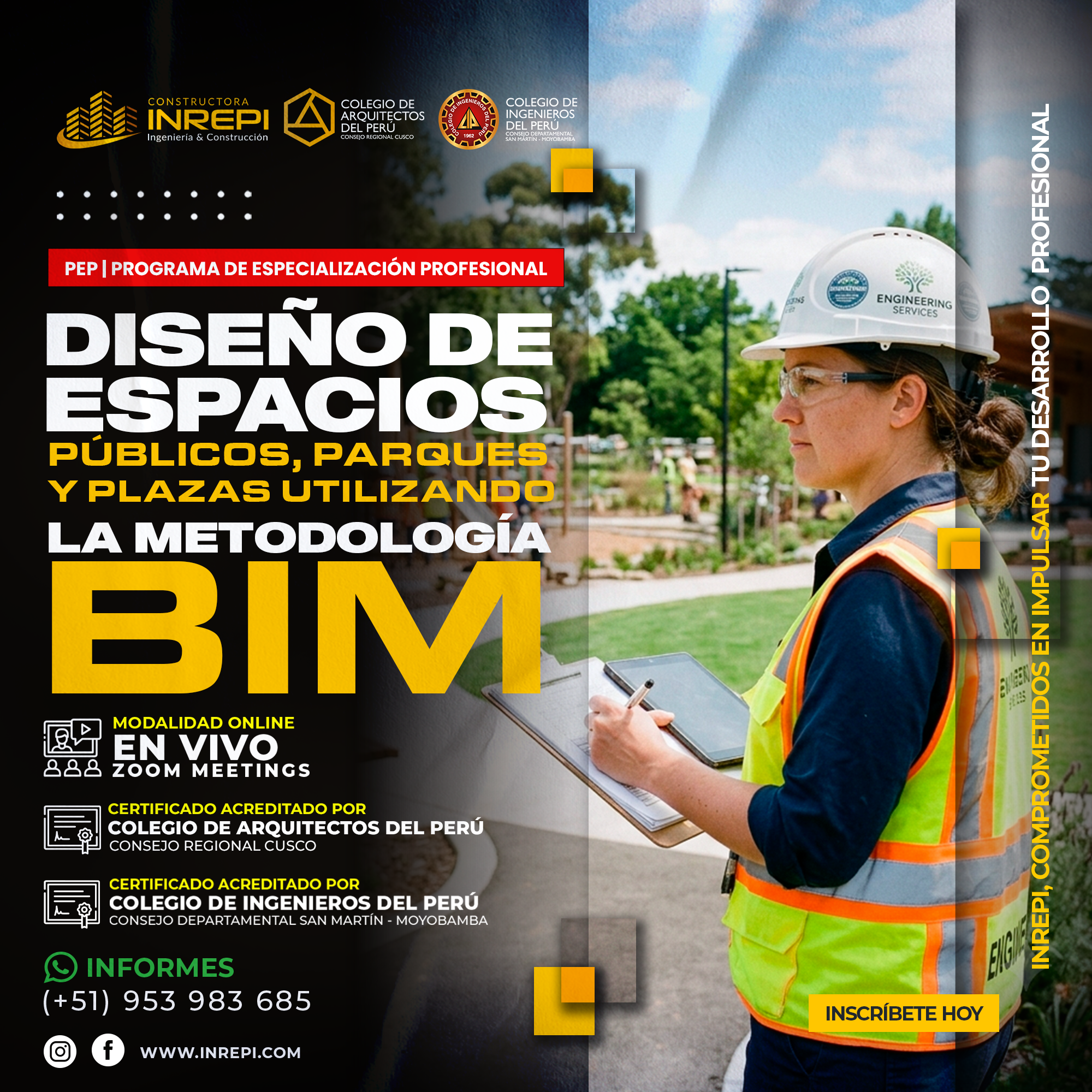 Diseño de Espacios Públicos, Parques y Plazas Utilizando la Metodología BIM