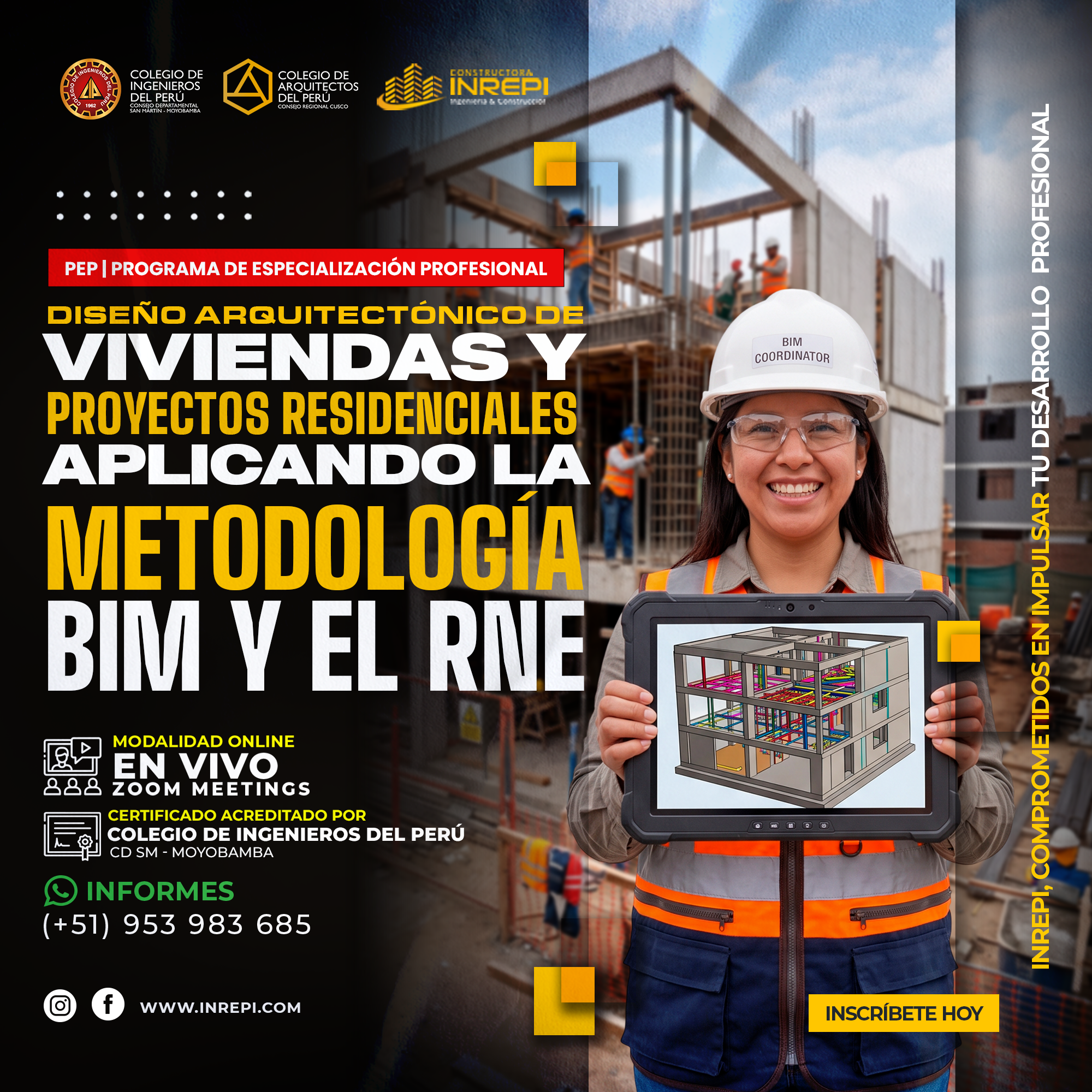 Diseño Arquitectónico de Viviendas y Proyectos Residenciales aplicando la Metodología BIM