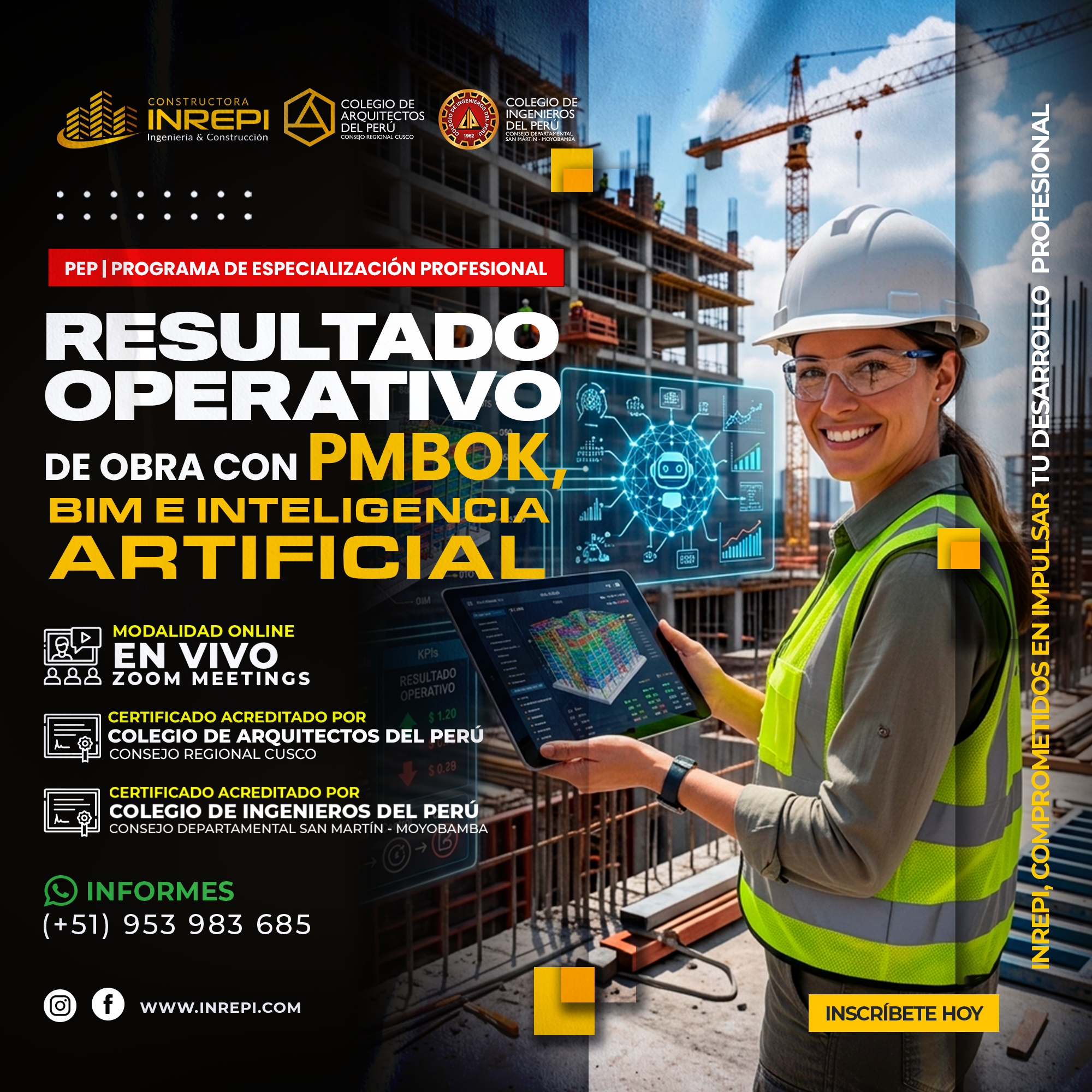 Resultado Operativo de Obra con PMBOK, BIM e Inteligencia Artificial