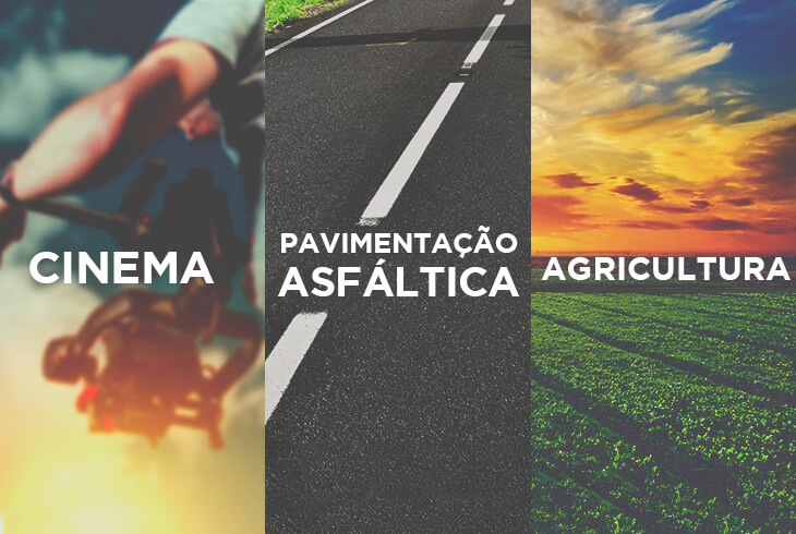 Cinema, pavimentação asfáltica e agricultura!