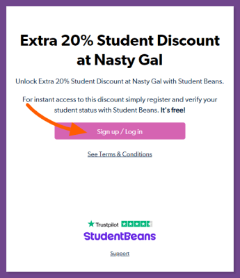 How to get Nasty Gal Student Discount