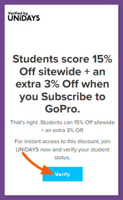 How to get GoPro Student Discount