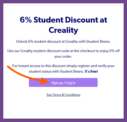 How to get Creality Student Discount