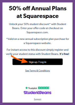 How to get Squarespace Student Discount