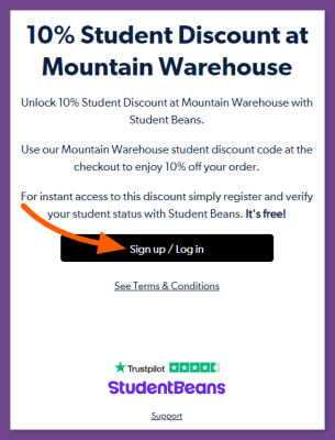 How to get Mountain Warehouse Student Discount