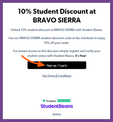 How to get Bravo Sierra Student Discount