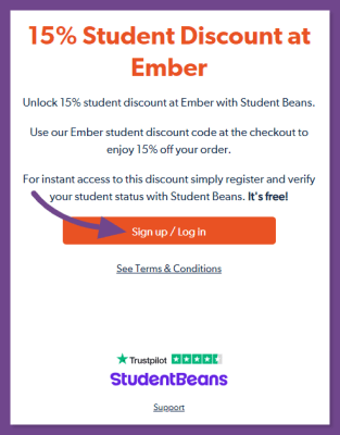 How to get Ember Student Discount