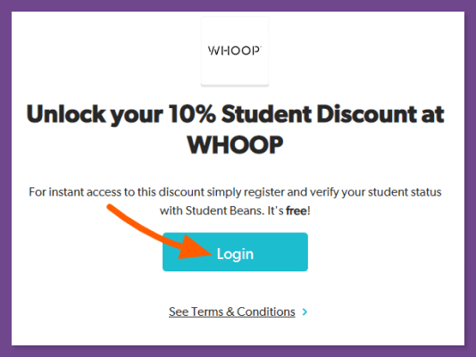 How to get Whoop Student Discount