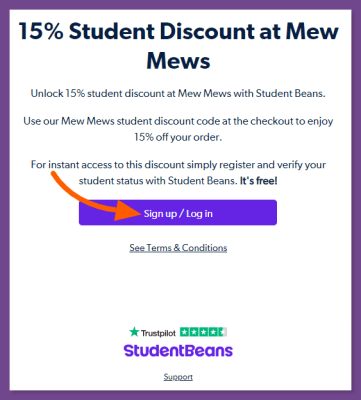 How to get Mew Mews Student Discount