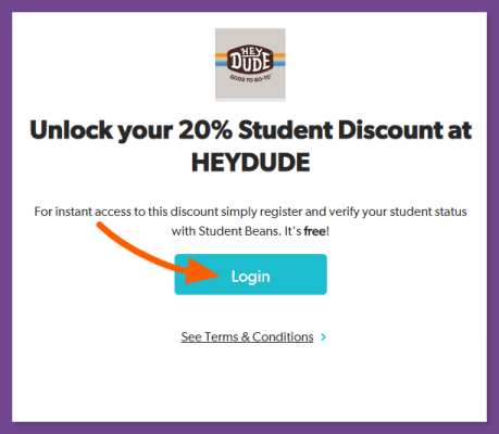 How to get Hey Dude Student Discount