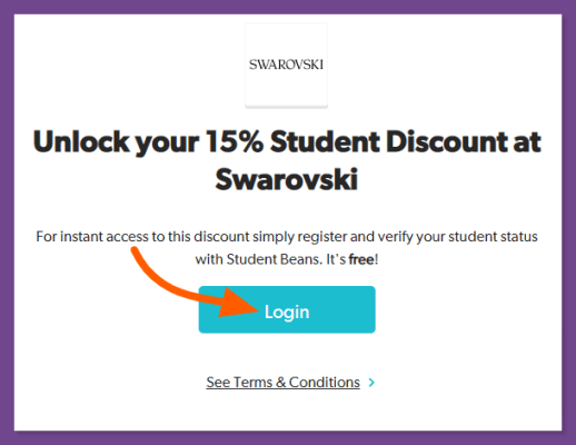 How to get Swarovski Student Discount