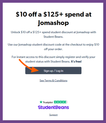 How to get Jomashop Student Discount