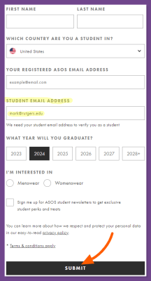 How to get ASOS Student Discount