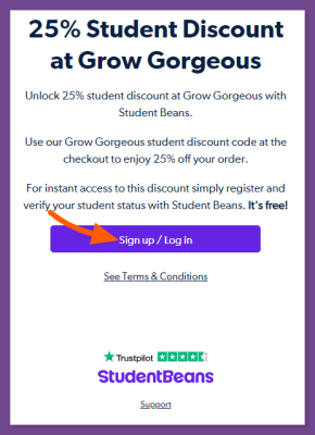 How to get Grow Gorgeous Student Discount