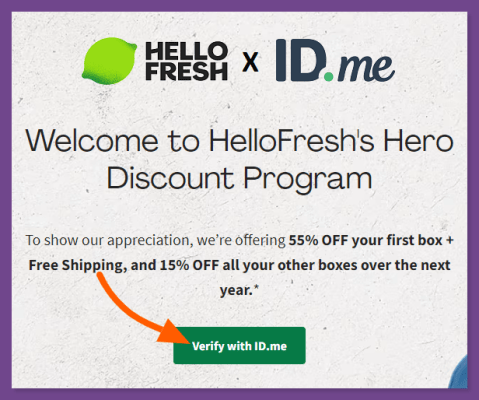 How to get HelloFresh Student Discount