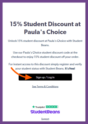 How to get Paula's Choice Student Discount