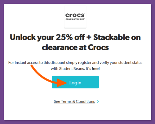How to get Crocs Student Discount