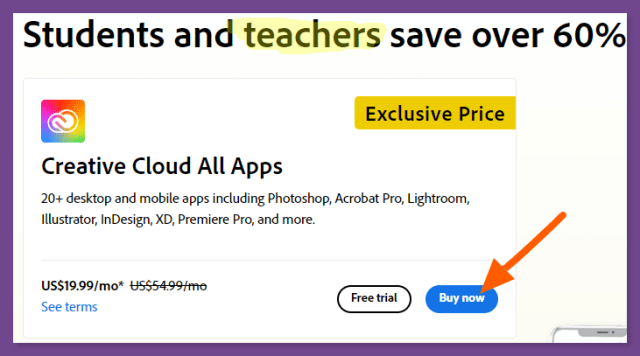 How to get Adobe Student Discount
