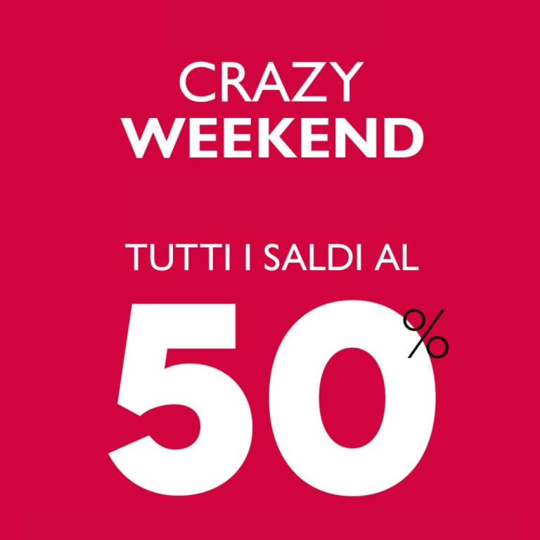 SALDI fino al 50% su TUTTO
