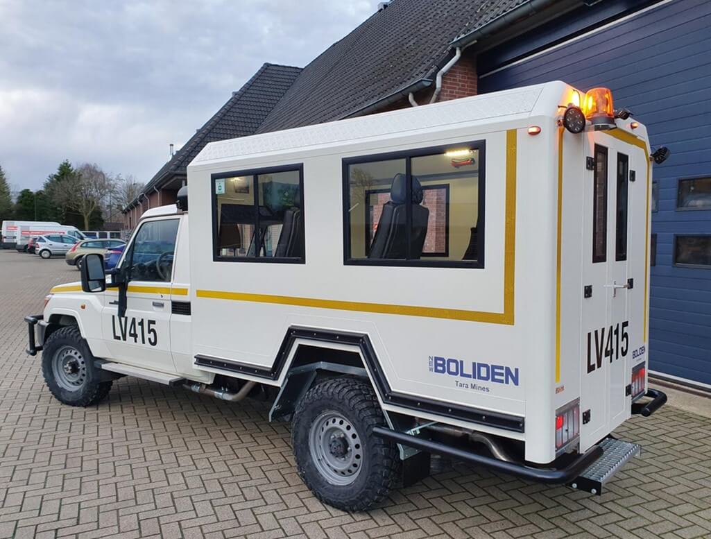 ev 4x4 mijnbouw / personen vervoer