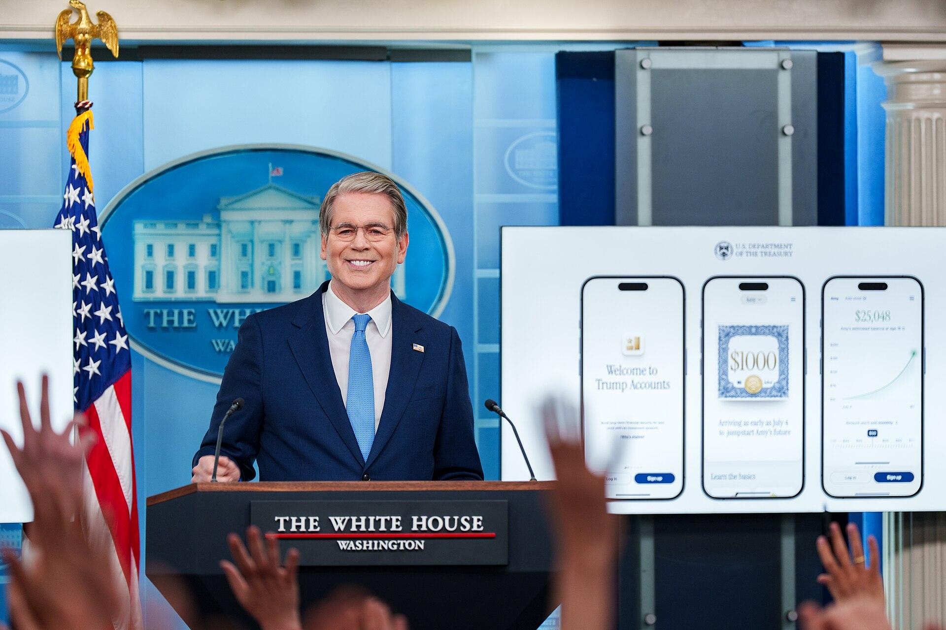 Bộ trưởng Tài chính Scott Bessent | 📸 The White House / Wikimedia Commons