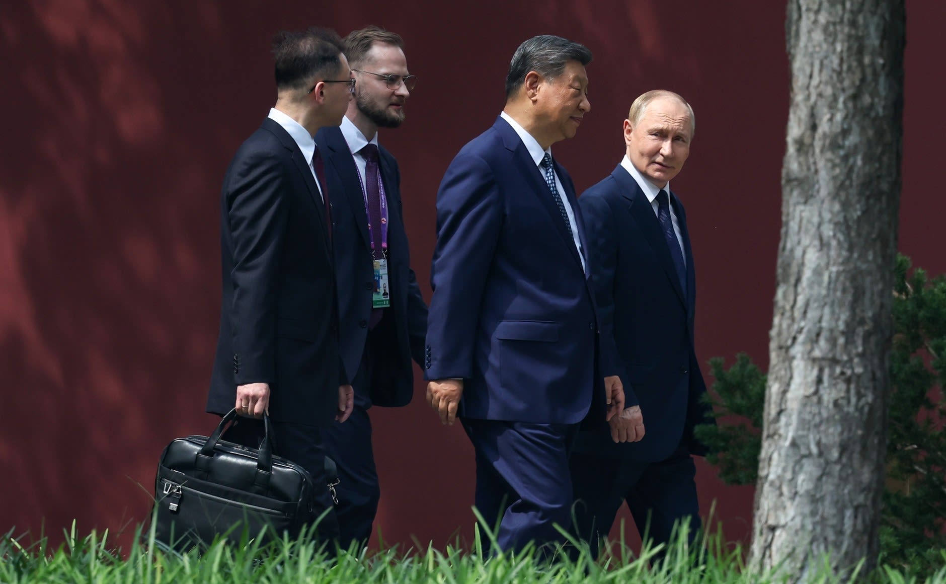 Chủ tịch Trung Quốc Tập Cận Bình và Tổng thống Nga Vladimir Putin