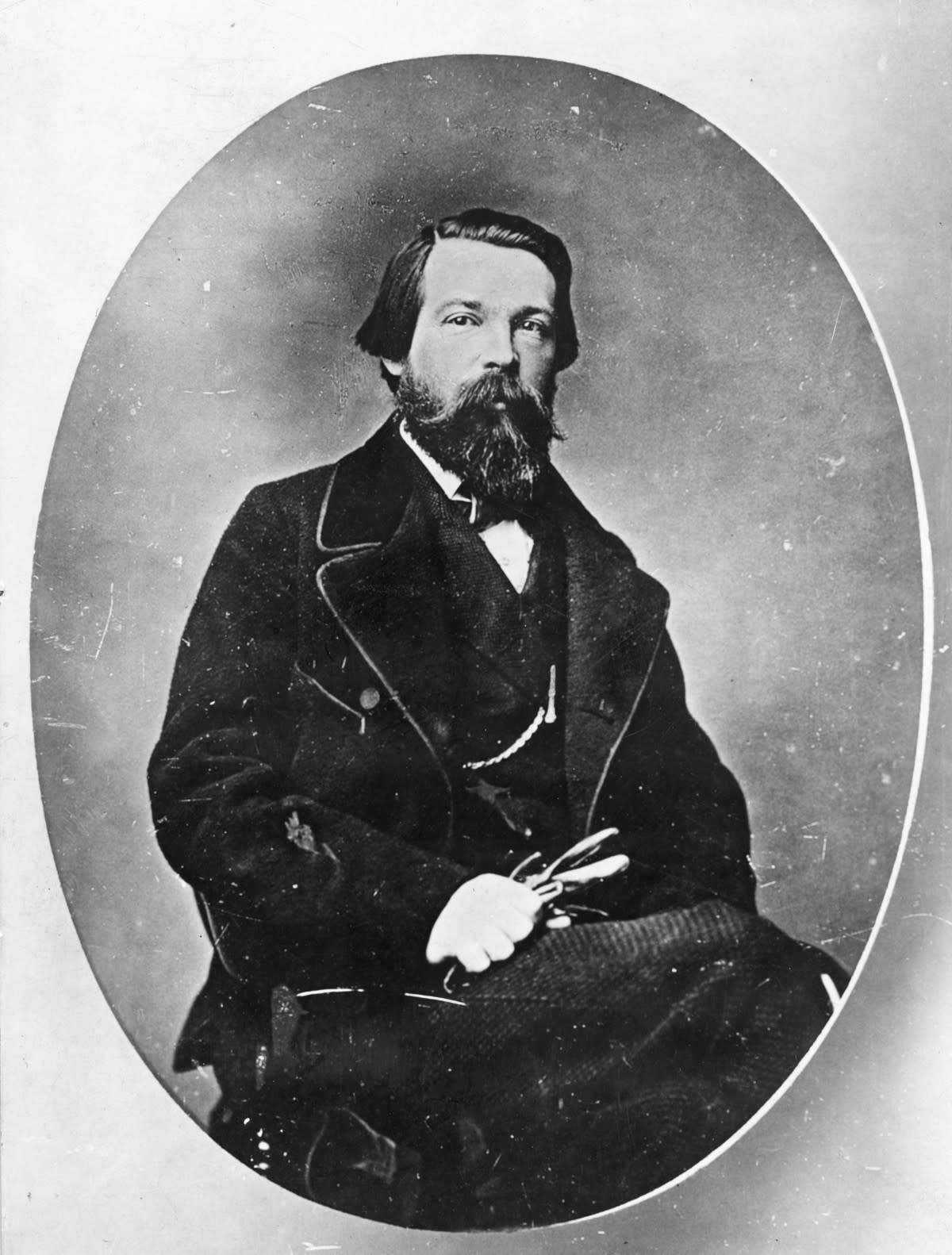 Friedrich Engels vào khoảng năm 1860, thời ông làm việc cho công ty dệt của gia đình ở Manchester